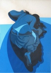 Bruno Steinbach. "Sem Título". Serigrafia/papel cançon, 76x56 cm, 1985, João Pessoa, Paraíba, Brasil. Coleçao: Rosanna Chaves, João Pessoa-Pb. Catálogo 17.